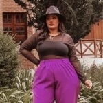 Body Preto em Tule Manga Longa