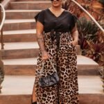 Calça Pantalona Animal Print