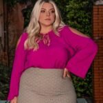 Blusa Manga Longa Viscose