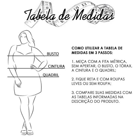 GUIA DE MEDIDA/COMO SE MEDIR » Wan's Boutique Moda Feminina