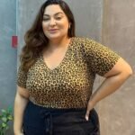 Blusa Básica Animal Print
