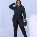 Calça Courino Helena