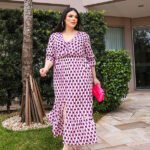 Vestido Midi Listras e Poá