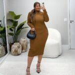 Vestido Midi Poliamida