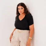 Blusa Canelada Lisa Predilect´s